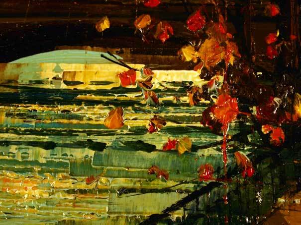 'Autumn - Paris' Oil painting by M.S.L. Calvan 3