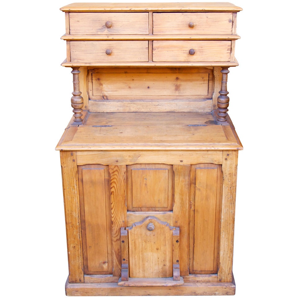 French Kitchen or Pantry, Coal and Wood Cabinet