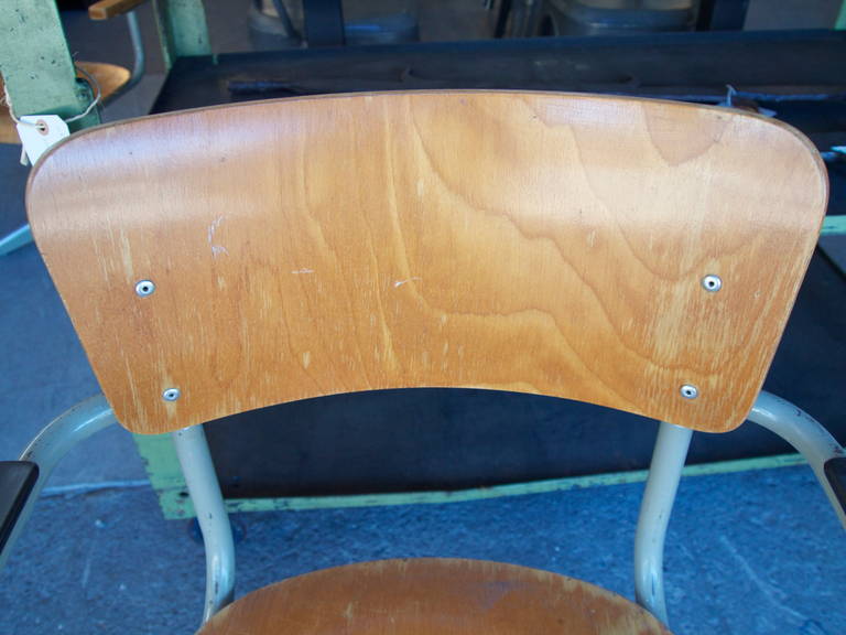  Midcentury Industrial Armchairs In Good Condition In San Francisco, CA