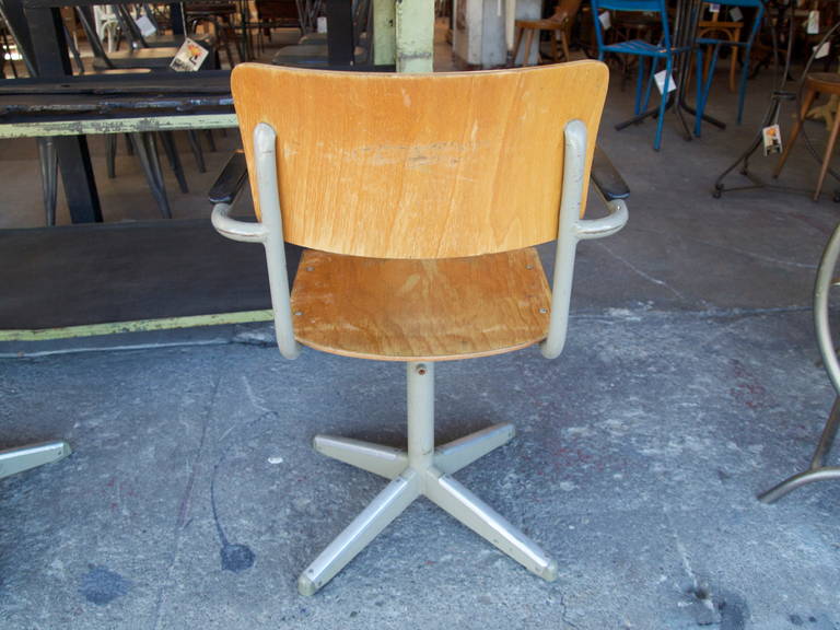 Late 20th Century  Midcentury Industrial Armchairs