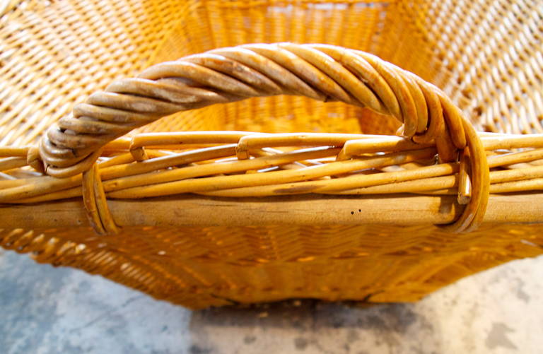 20th Century Large French Baguette Basket