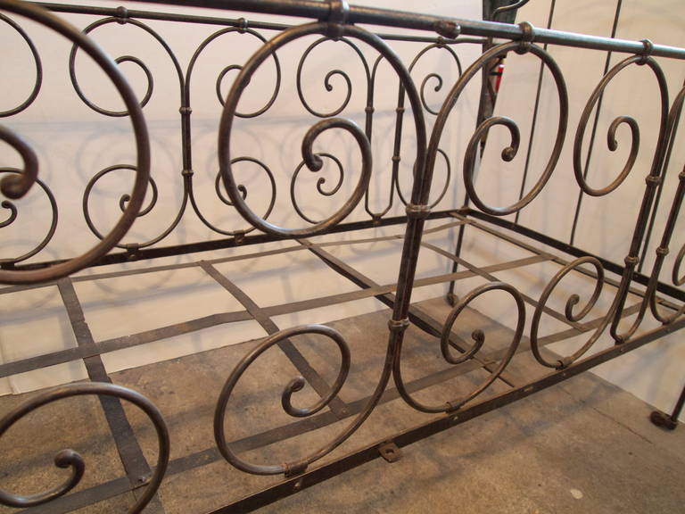 French, 19th Century, Wrought Iron Baby Cribs 2