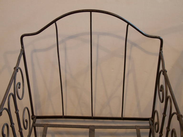 French, 19th Century, Wrought Iron Baby Cribs 3