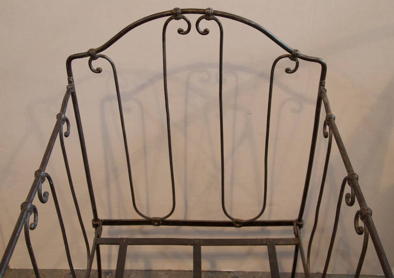 French, 19th Century, Wrought Iron Baby Cribs 7