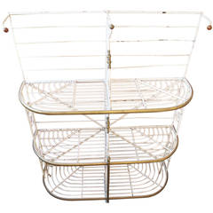 Antique Parisian Bakers Rack