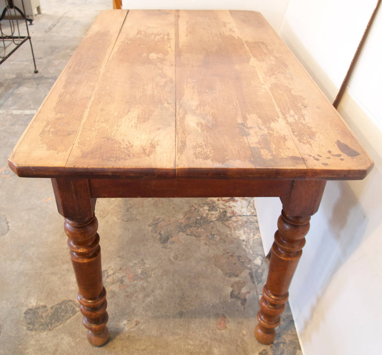 French Wood Bistro Table 4