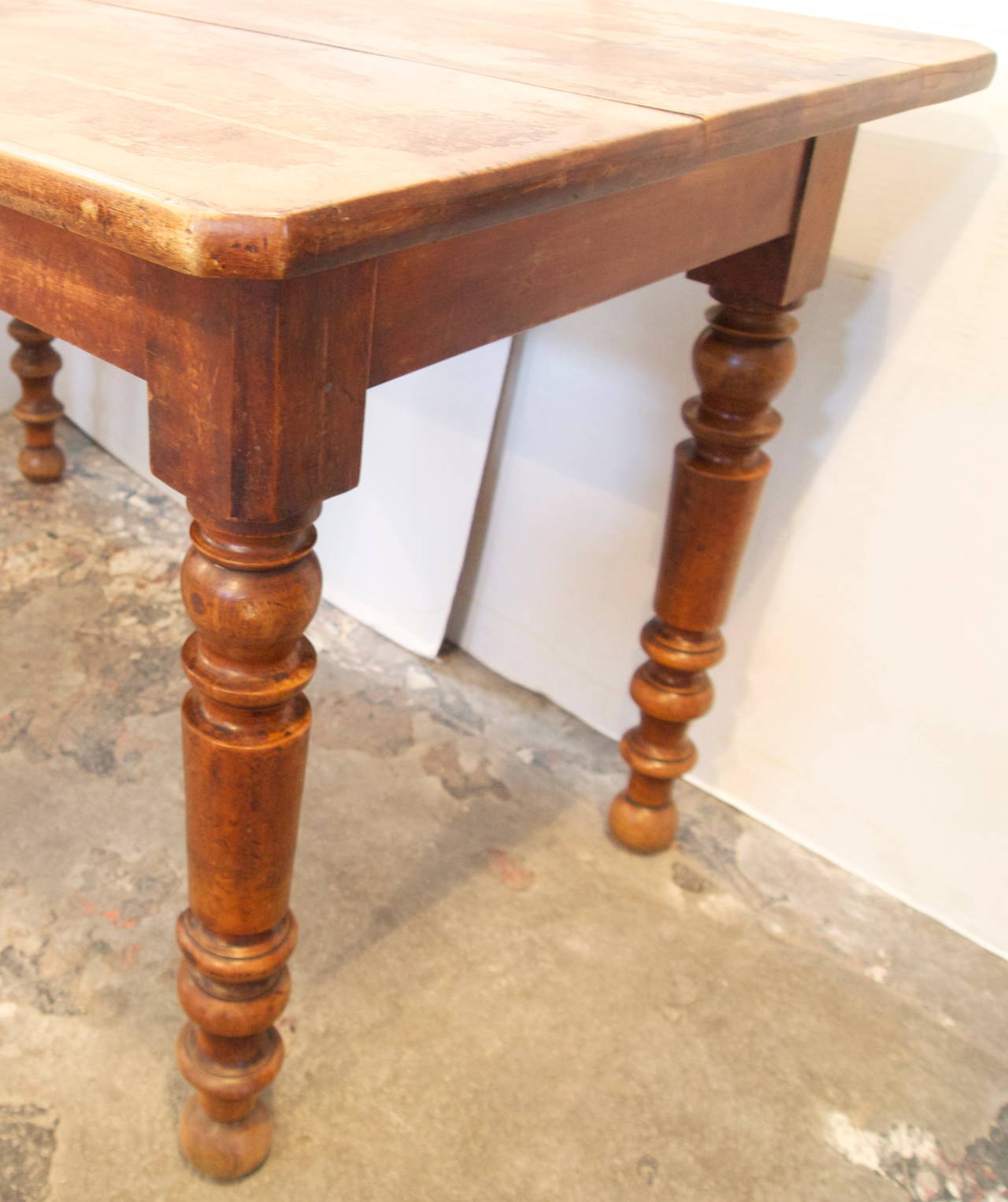 French Wood Bistro Table 5