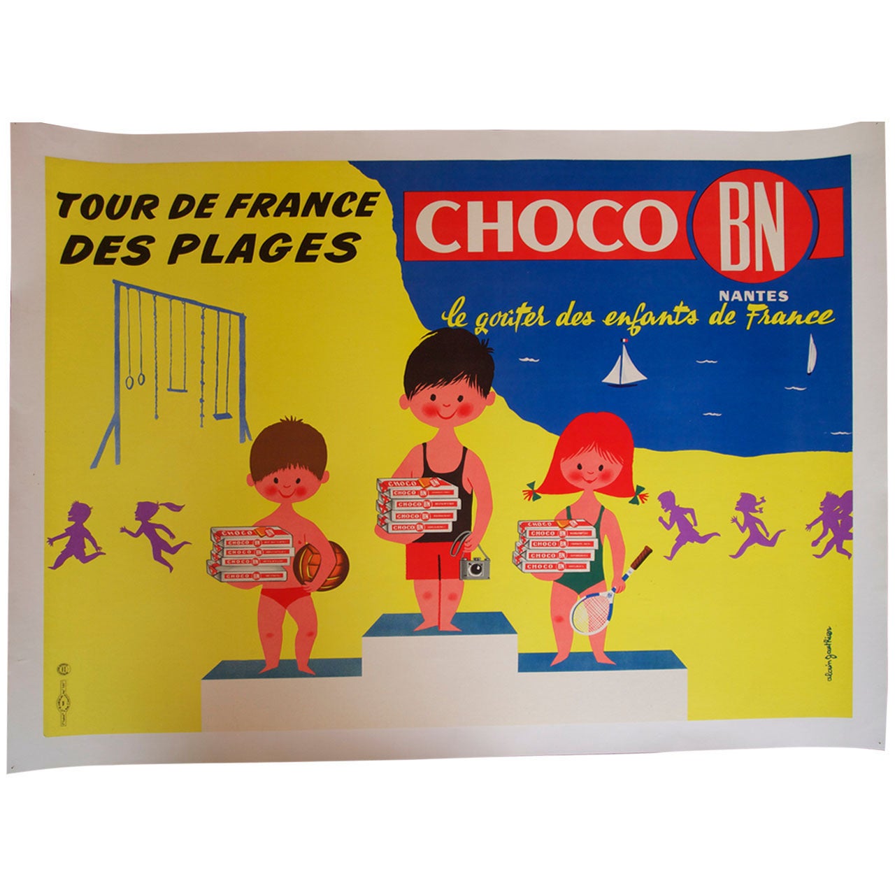 Original French Poster 'Choco Bin'