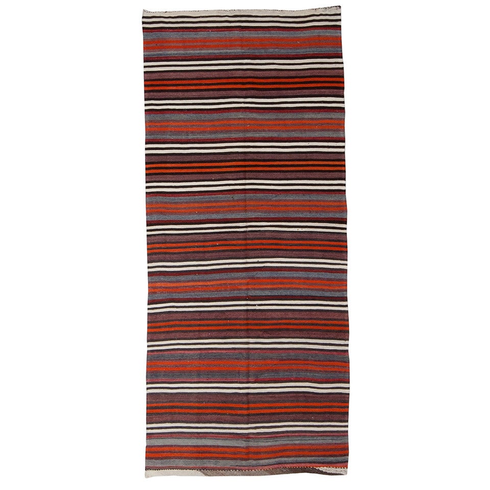 Vintage Turkish Kilim Rug For Sale