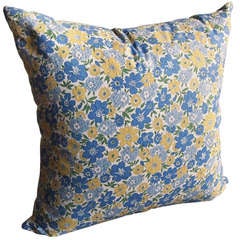Large Vintage Printed Floral Cushion Large Vintage Printed Floral Cushion
