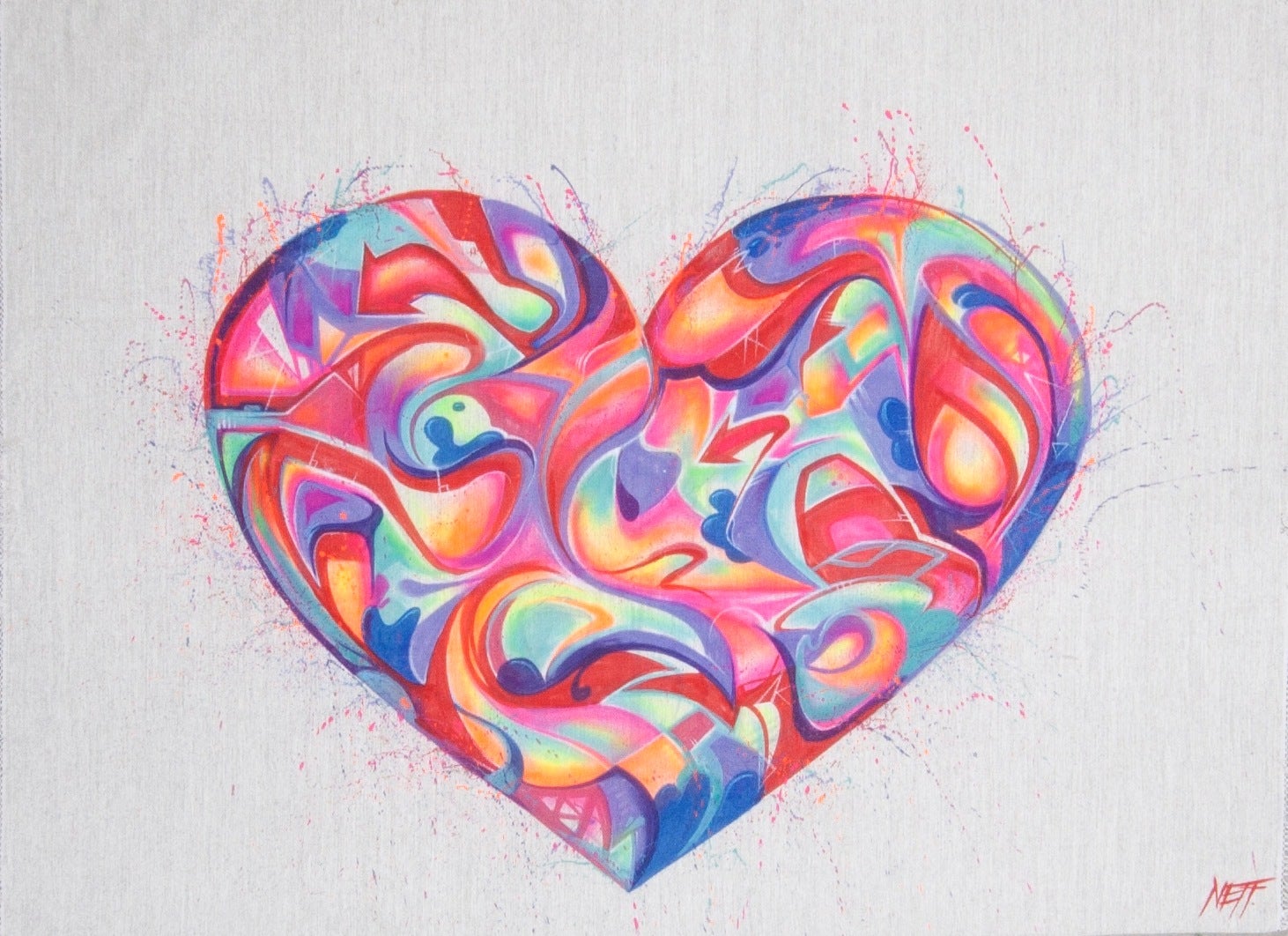 "One Heart, One Love" Kilim by DJ Neff