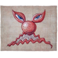 "Monsterug" Turkish Oushak by Kenny Scharf