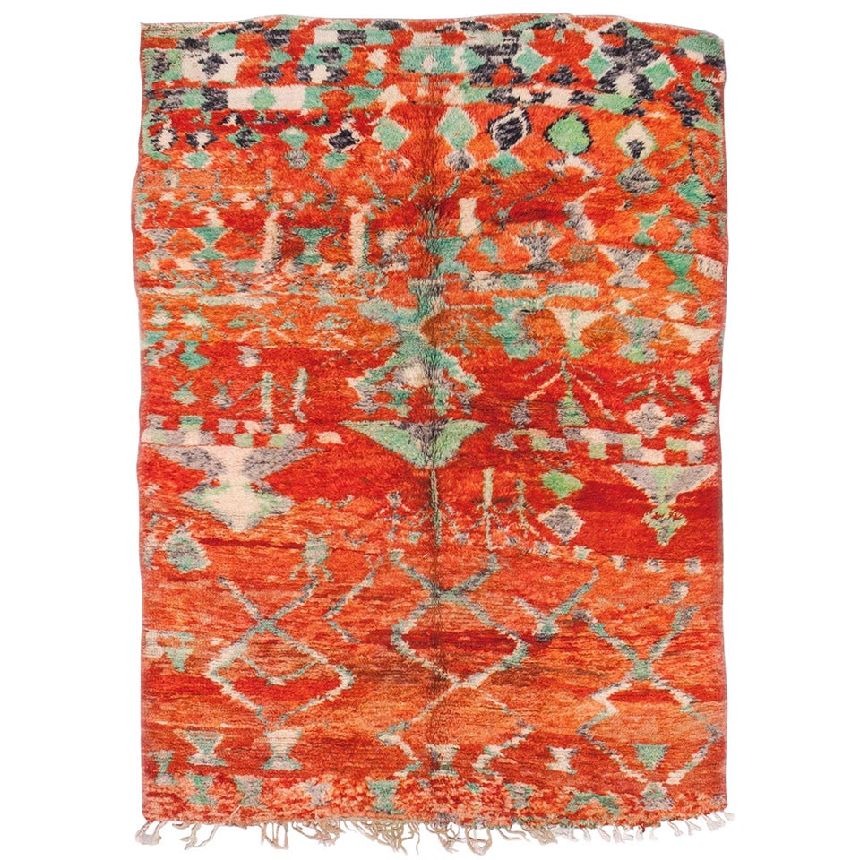 Moroccan Vintage Rug For Sale