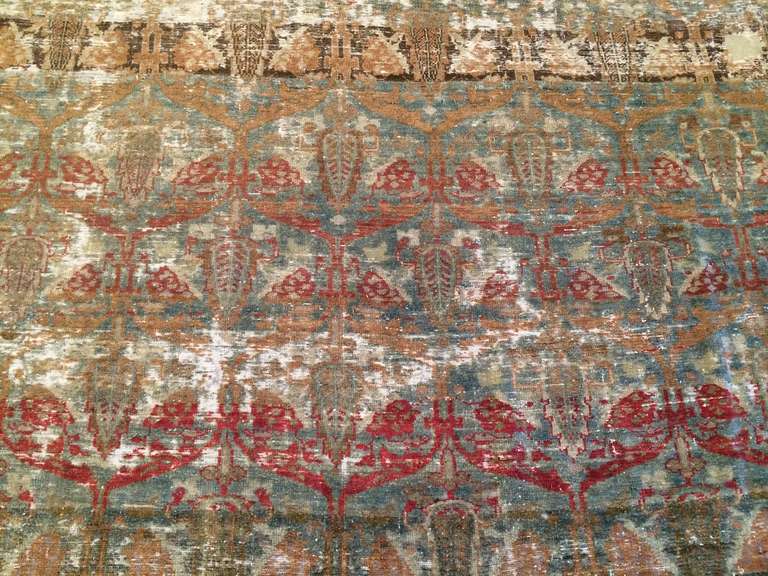 Wool Antique Malayer Persian Rug For Sale