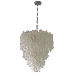 Stunning Murano Glass Chandelier by Carlo Nason for Mazzega 8