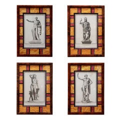 SERIES 4 PRINTS IN TORTOISE STYLE FRAMES