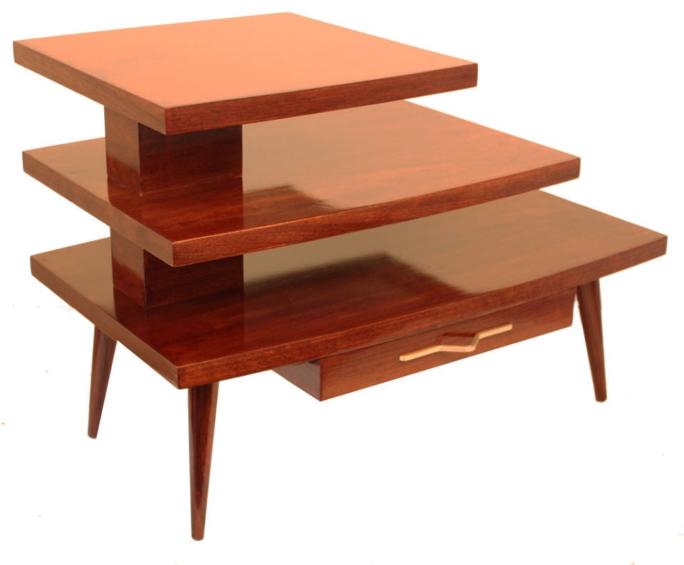Wood GORGEOUS 3 TIER COFFEE/SIDE TABLE