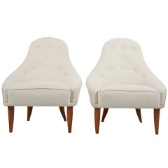 Pair of Lounge Chairs by Kerstin Holmquist