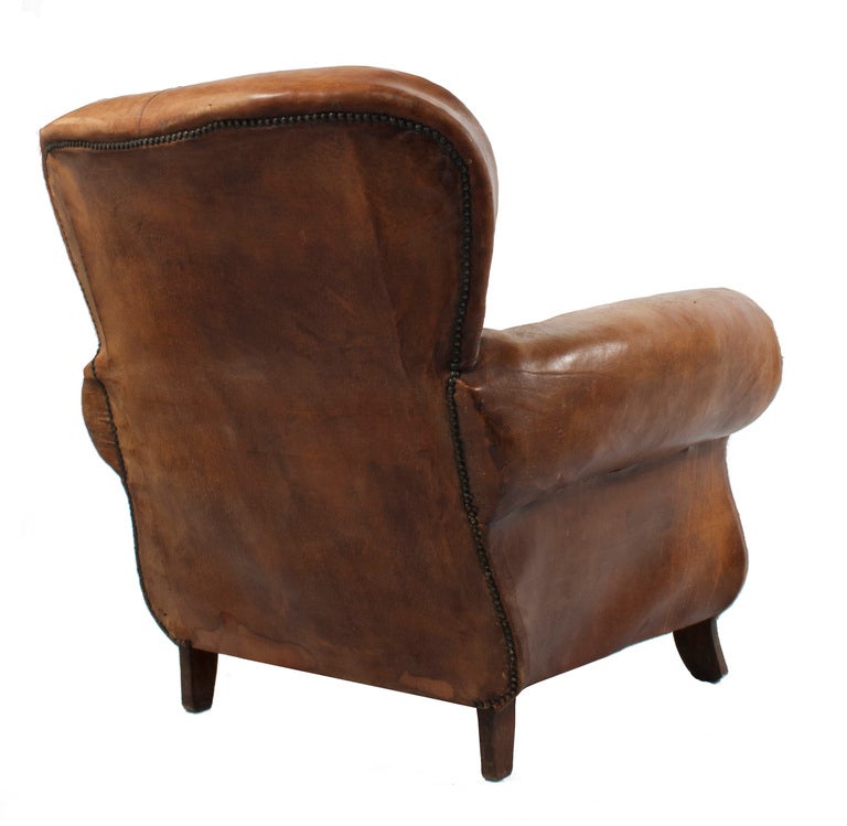 Swedish Leather Club Chair