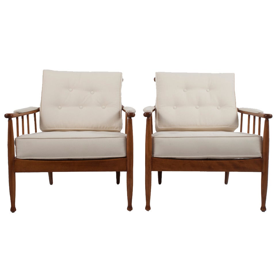 Pair of "Skrindan" Lounge Chairs by Kerstin Holmquist