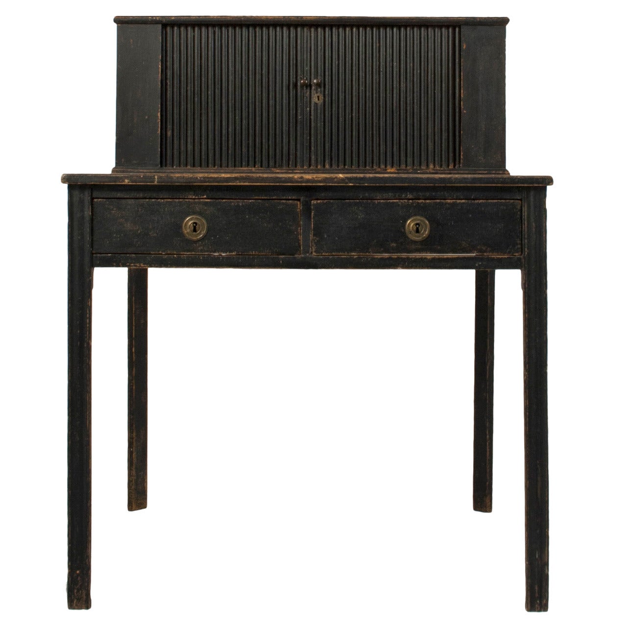 Gustavian Desk Signed by Carl Lindborg For Sale