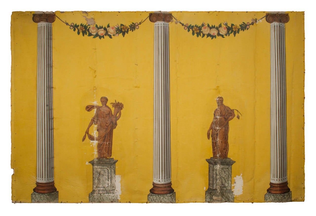 Swedish Set of Seven Gustavian Wall Panels For Sale