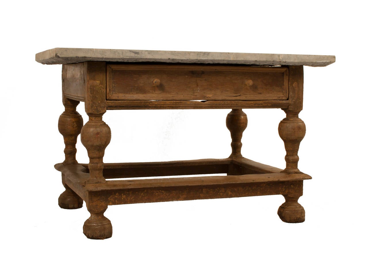 Baroque Stone Top Table