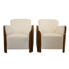 Pair of Swedish Grace Lounge Chairs