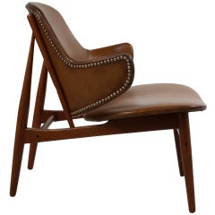 Leather Lounge Chair by Kofoed Larsen