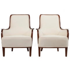 Pair of Lounge Chairs by Carl Malmsten