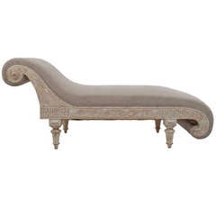Antique Gustavian Style Chaise