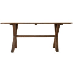 Narrow Trestle Table