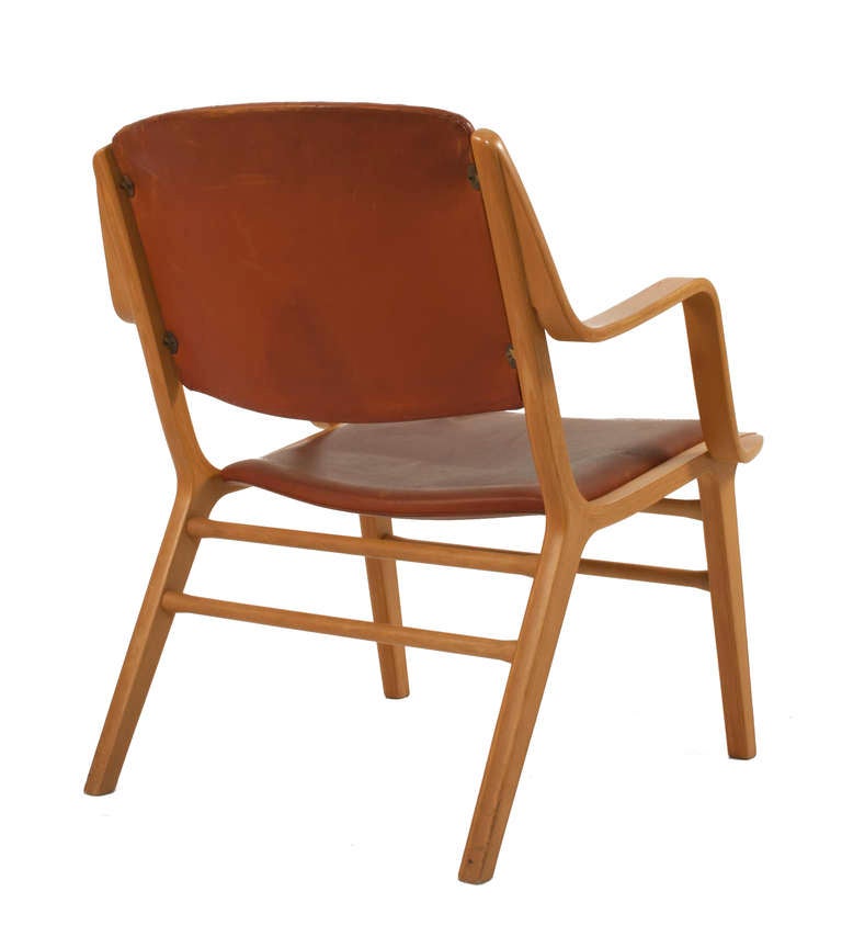 Mid-Century Modern Ax Chair by Peter Hvidt and Orla Molgaard Nielsen For Sale