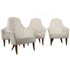 Set of Four Lounge Chairs by Kerstin Horlin Holmquist