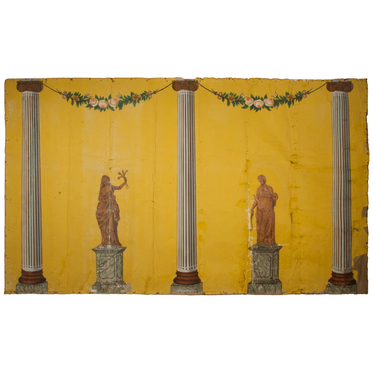 Set of Seven Gustavian Wall Panels For Sale