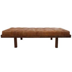 Leather Bench