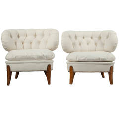 Pair of Otto Schultz Lounge Chairs