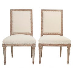 Pair of Gustavian Side Chairs