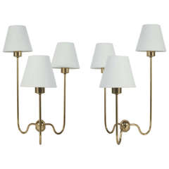 Pair of Table Lamps by Josef Frank