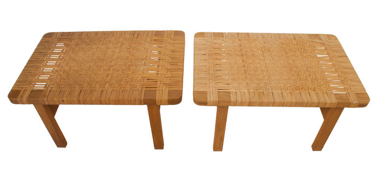 Pair of Stools/Benches by Borge Mogensen