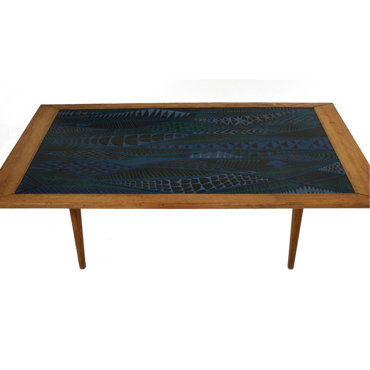 Mid-Century Modern Coffee Table by Stig Lindberg For Sale