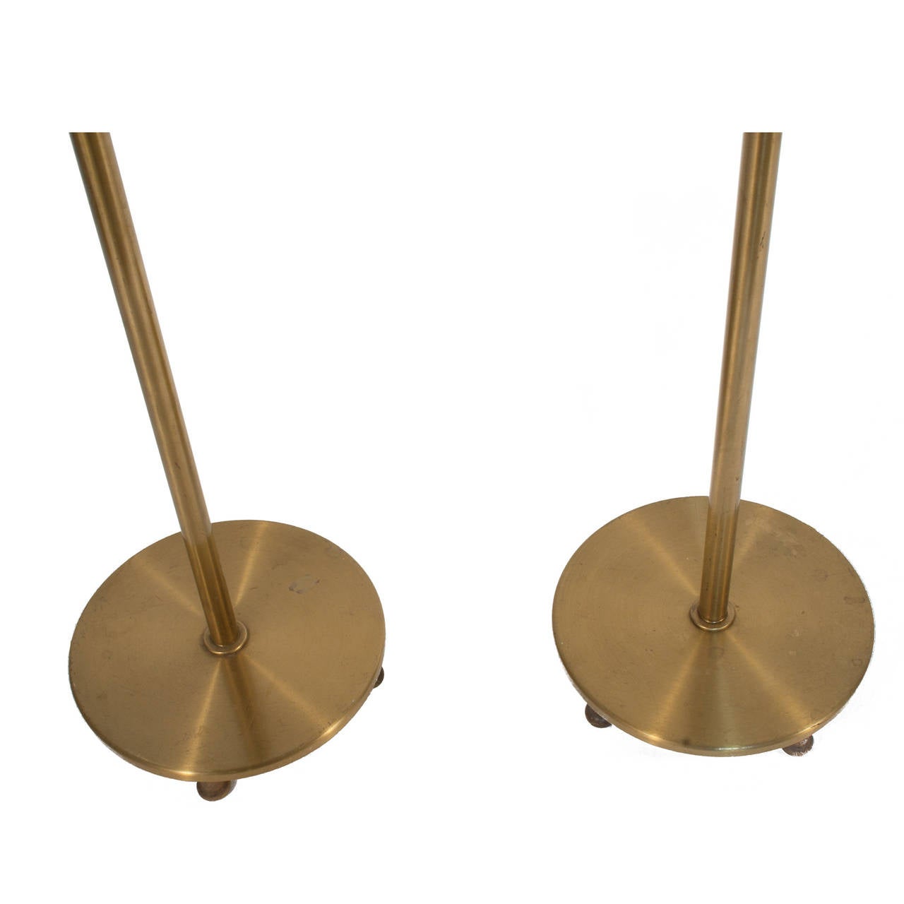 Mid-Century Modern Pair of Adjustable Floor Lamps by Josef Frank