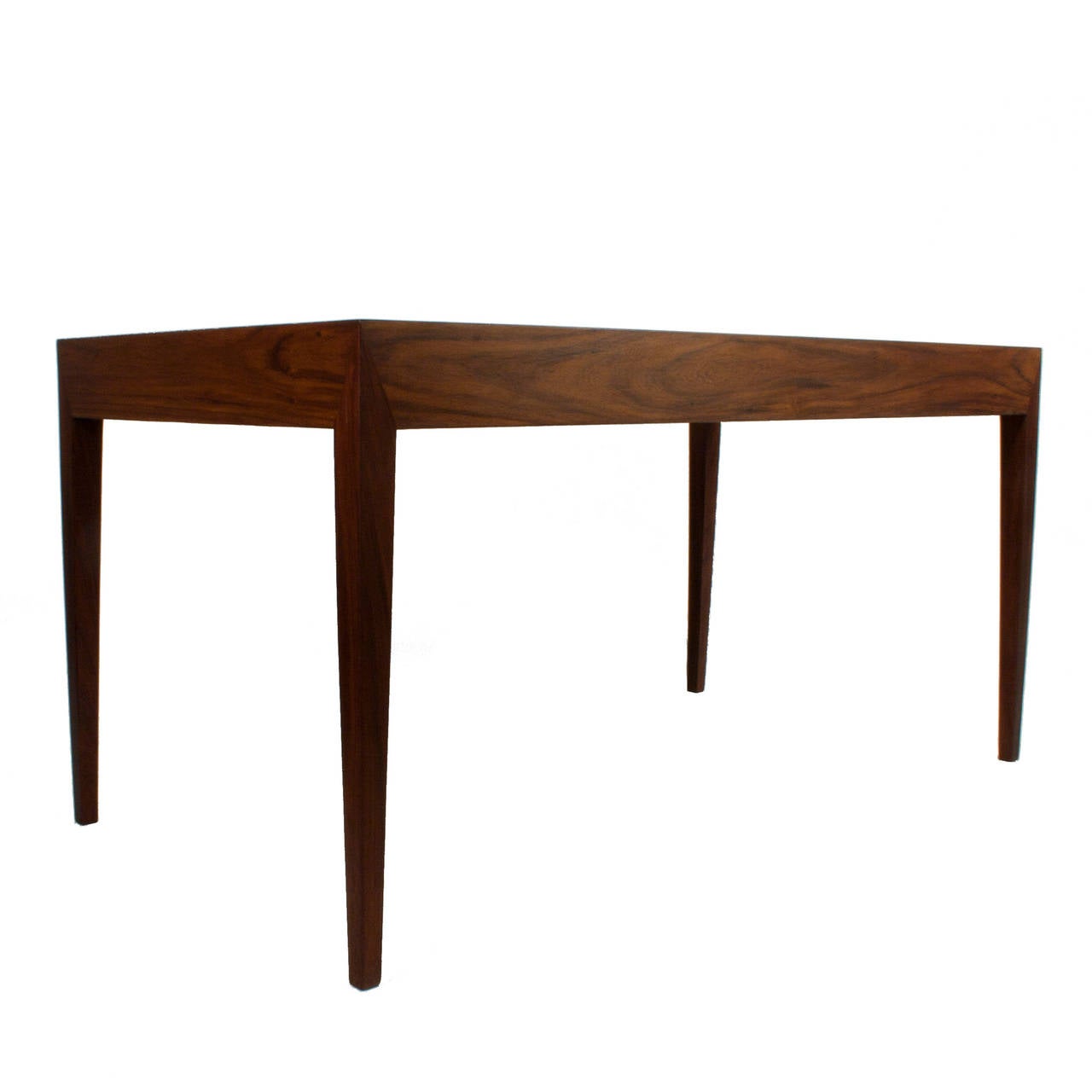 Desk in rosewood with four drawers by Severin Hansen.