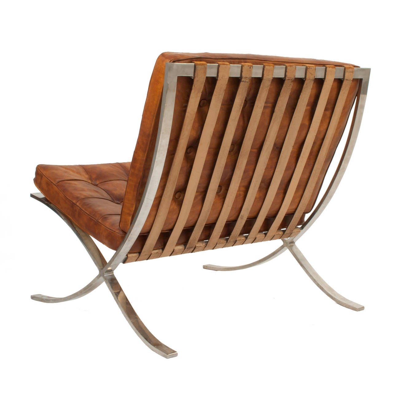 Mid-Century Modern Barcelona Chair by Ludwig Mies Van Der Rohe
