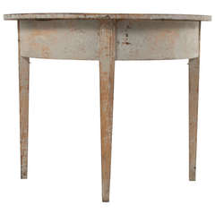 Gustavian Demi-lune Table Gustavian Demi-lune Table