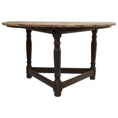 Baroque Demi-Lune Table