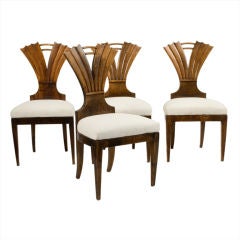 Set of 4 Biedermeier Chairs by Josef Danhauser