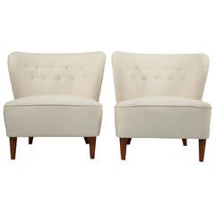 Pair of Club Chairs by Gösta Jonsson