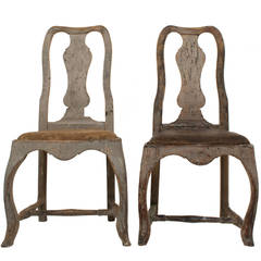 Pair of Similar Baroque Side Chairs