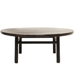 Round Lacquered Coffee Table